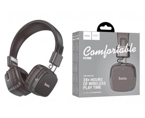 Наушники мониторные беспроводные HOCO W56 Earl BT headphones Bluetooth (коричневый)