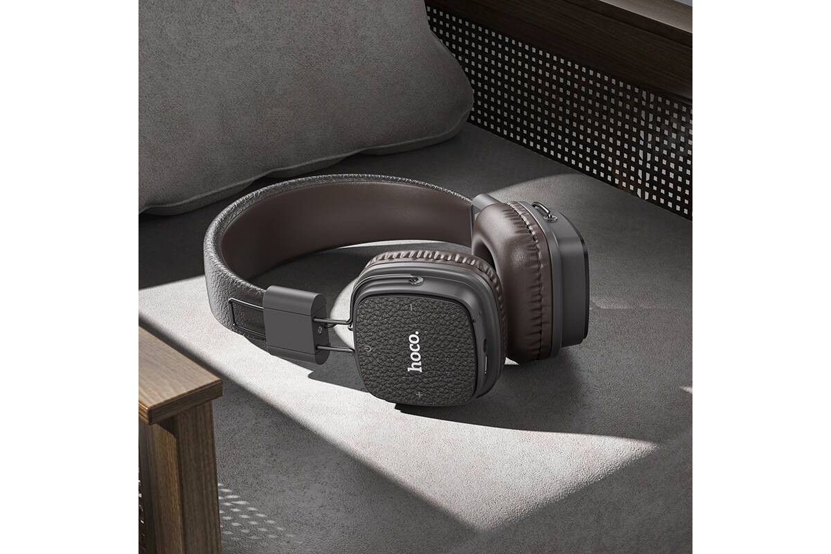 Наушники мониторные беспроводные HOCO W56 Earl BT headphones Bluetooth (коричневый) Наушники мониторные беспроводные HOCO W56 Earl BT headphones Bluetooth (коричневый)