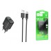 Сетевое зарядное устройство USB + кабель Type-C HOCO C140A Smart QC3.0 (черный)