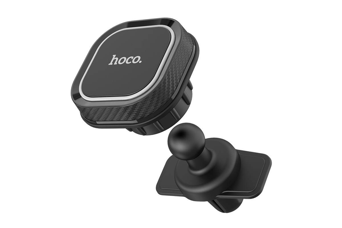 Держатель авто HOCO CA52 Intelligent air outlet in-car holder черный