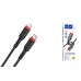 Кабель USB Type-C - Lightning HOCO X59 3A PD20W (черный) 3м