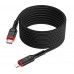 Кабель USB Type-C - Lightning HOCO X59 3A PD20W (черный) 2м