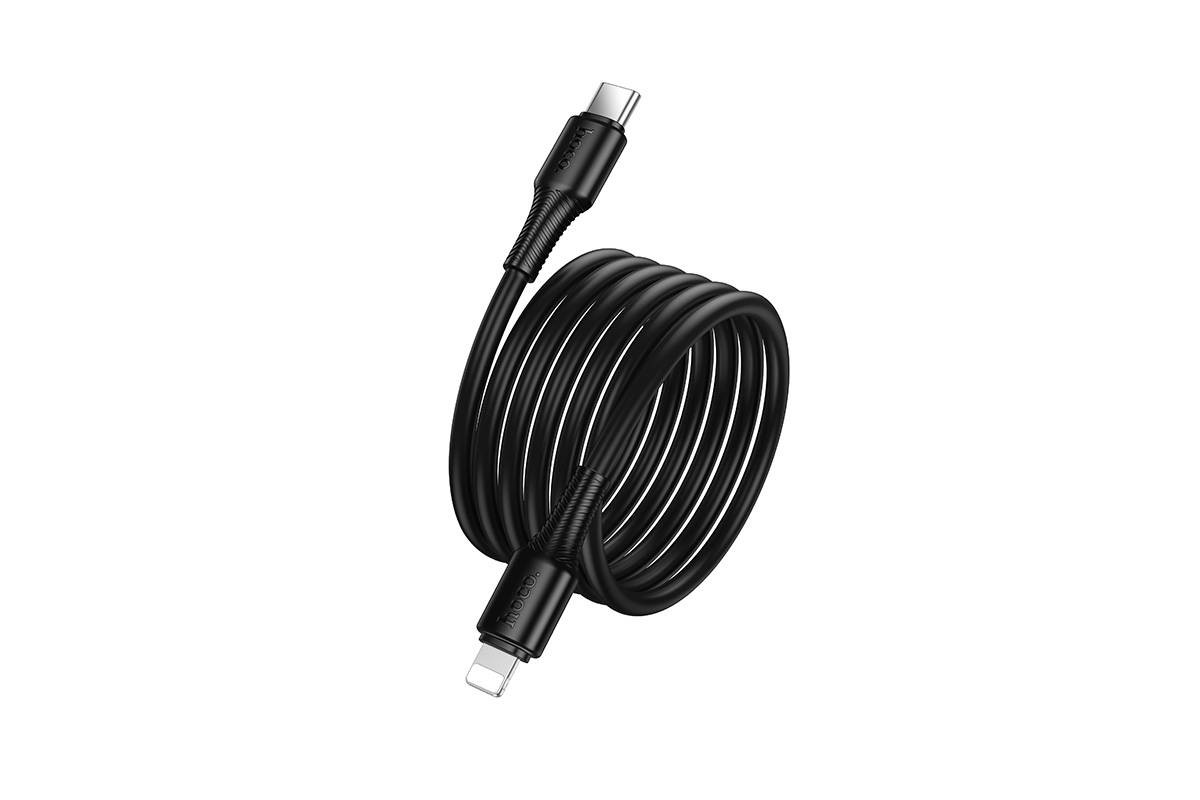 Кабель USB Type-C - Lightning HOCO X120 Beneficio PD27W (черный)