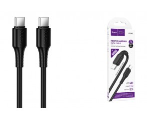 Кабель USB Type-C - USB Type-C HOCO X120 Beneficio 60W (черный)