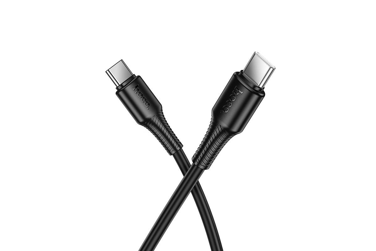 Кабель USB Type-C - USB Type-C HOCO X120 Beneficio 60W (черный)