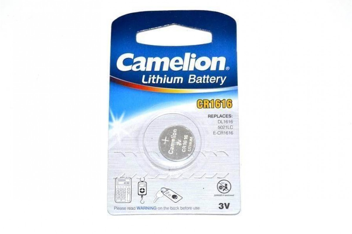 Батарейка литиевая Camelion CR1616 BL1 цена за 1 шт