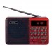 Perfeo радиоприемник цифровой PALM FM 87.5-108МГц/ MP3/ питание USB или 18650/ красный (i90-RED)