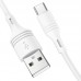 Кабель USB BOROFONE BX43 CoolJoy charging data cable for Type-C (белый) 1 метр