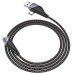 Кабель для iPhone HOCO U95 2-in-1 Freeway PD charging data cable(USB/Type-C to Lightning) черный