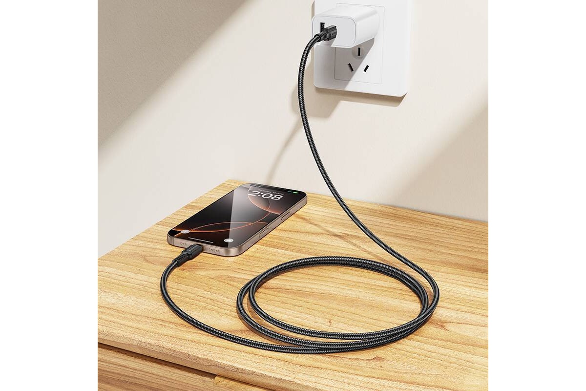 Кабель USB Type-C - USB Type-C BOROFONE BX116 60W (белый) 1м