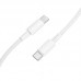 Кабель USB Type-C - USB Type-C BOROFONE BX117 Source 60W (белый) 1м