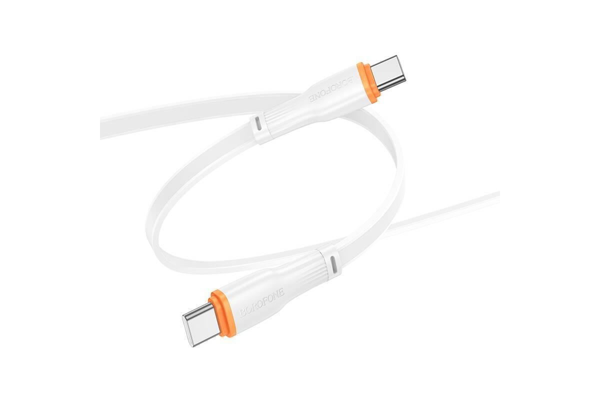 Кабель USB Type-C - USB Type-C BOROFONE BX118 Esplendido 60W (белый) 1м