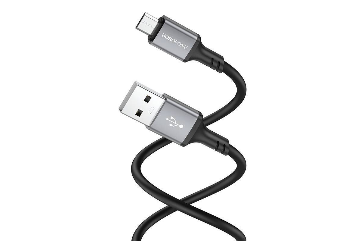 Кабель USB - MicroUSB BOROFONE BX83 2,4A (белый) 1м