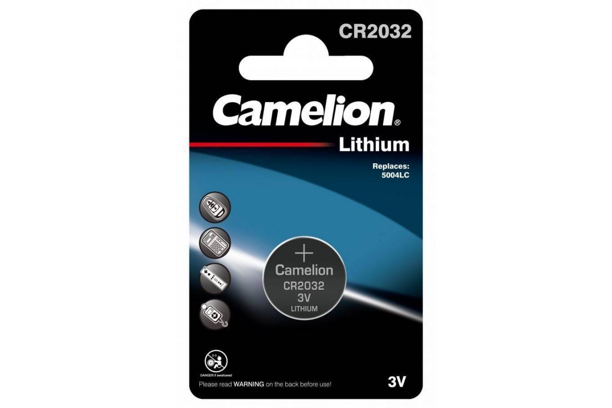 Батарейка литиевая Camelion CR2032 BL1 цена за 1 шт