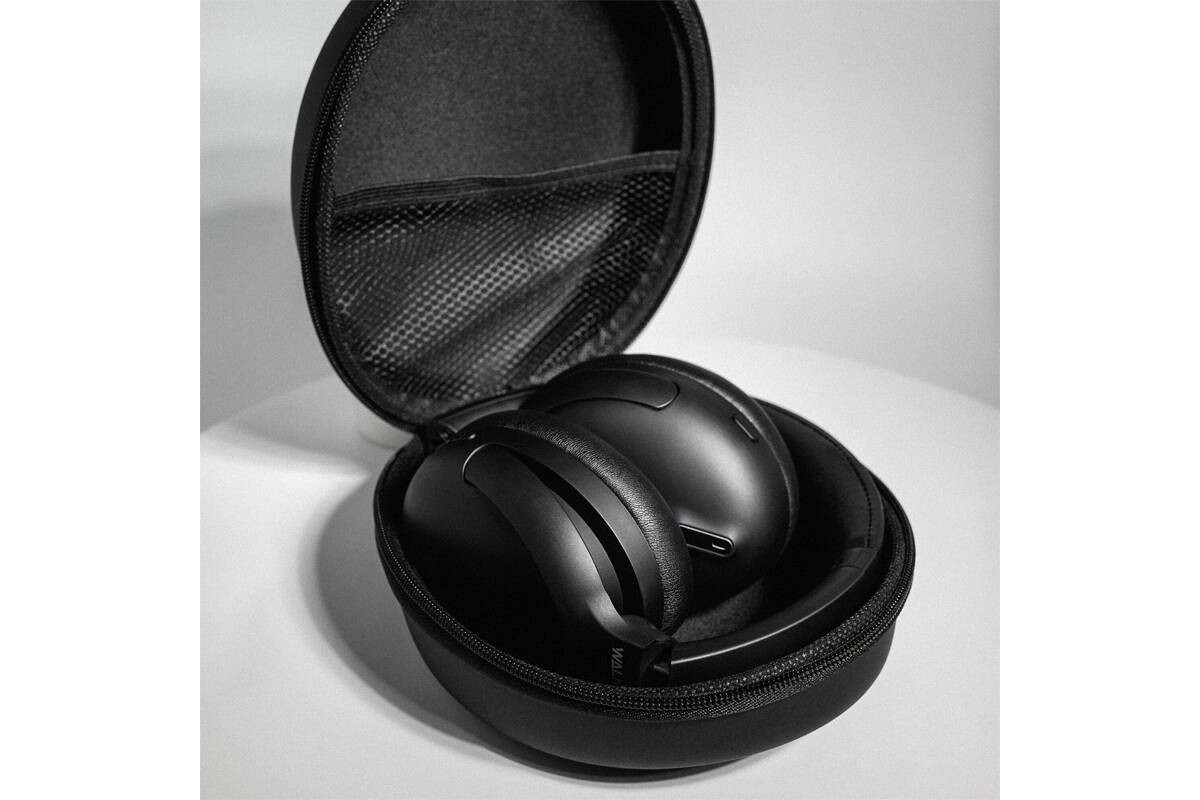 Наушники мониторные беспроводные WALKER Bluetooth WBT-93, гибридные, ANC/ENC, микрофон, кейс, полноразмерные, черные Наушники мониторные беспроводные WALKER Bluetooth WBT-93, гибридные, ANC/ENC, микрофон, кейс, полноразмерные, черные