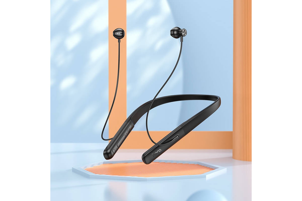Наушники вакуумные беспроводные HOCO ES73 Dynastic с шейным ободом (черные)