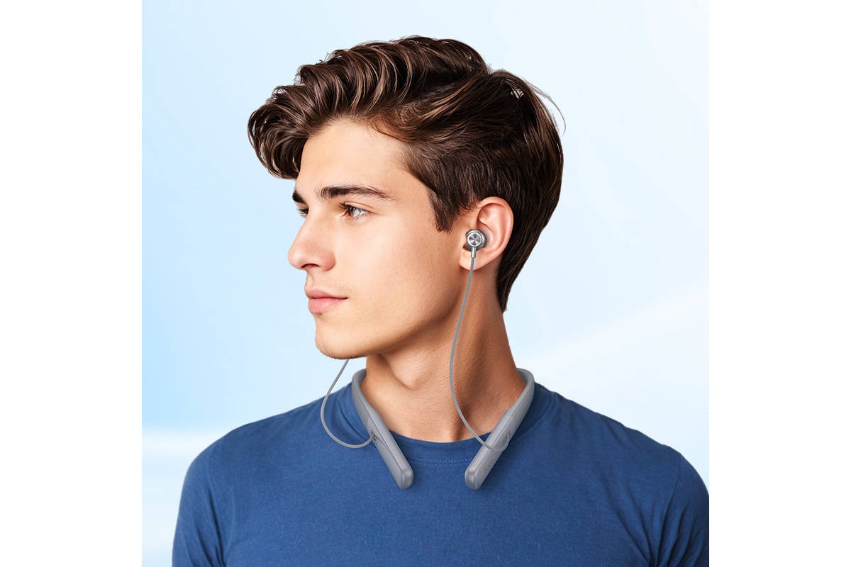 Наушники вакуумные беспроводные HOCO ES73 Dynastic с шейным ободом (черные)