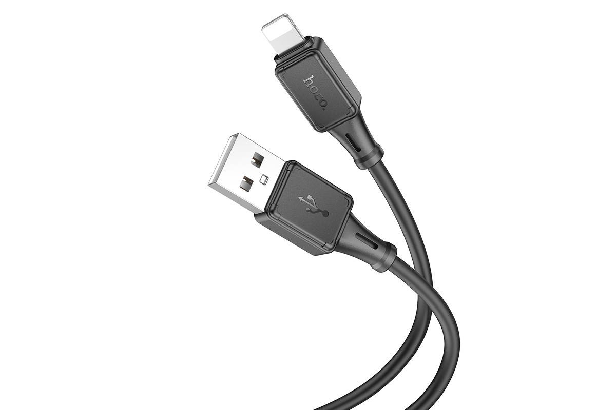 Кабель USB - Lightning HOCO X101, 2,4A (черный) 1м