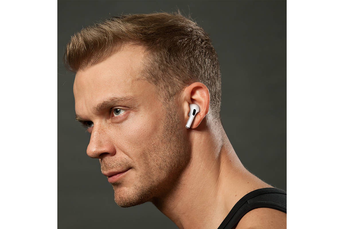 Наушники вакуумные беспроводные HOCO EW75 True wireless stereo headset (белый)