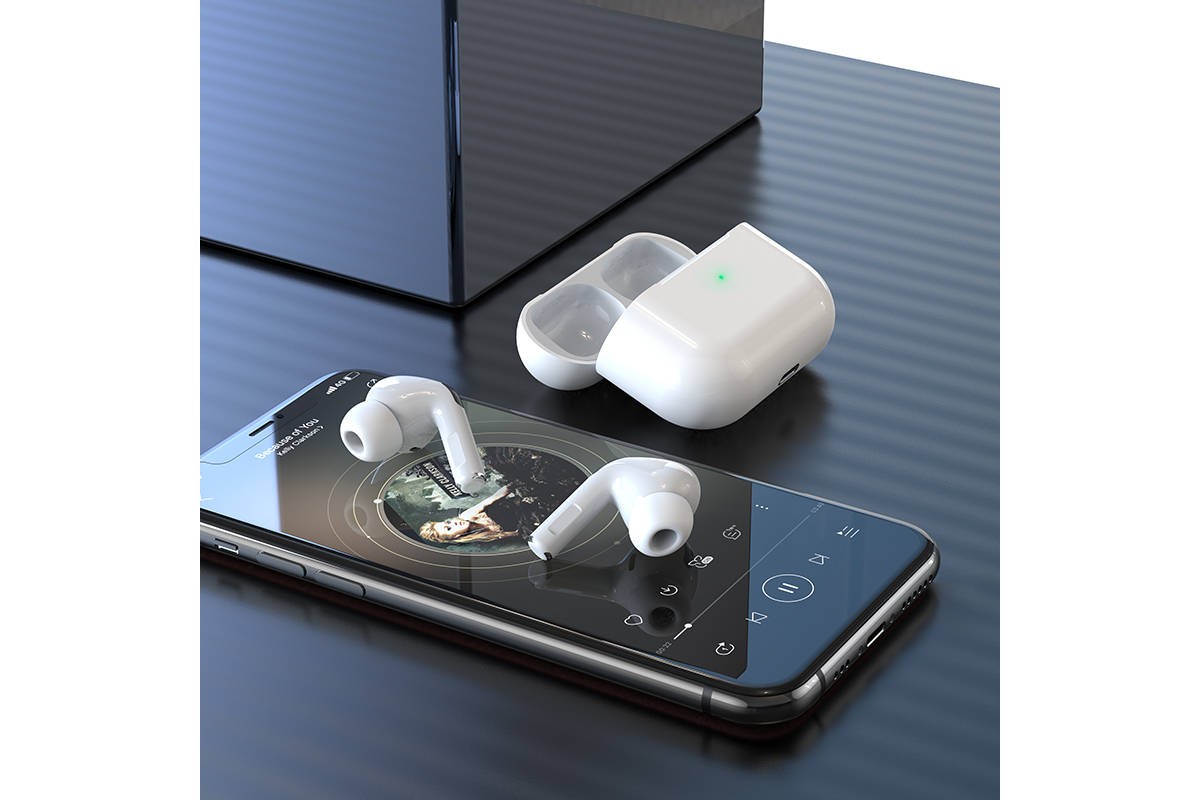 Наушники вакуумные беспроводные HOCO EW75 True wireless stereo headset (белый)