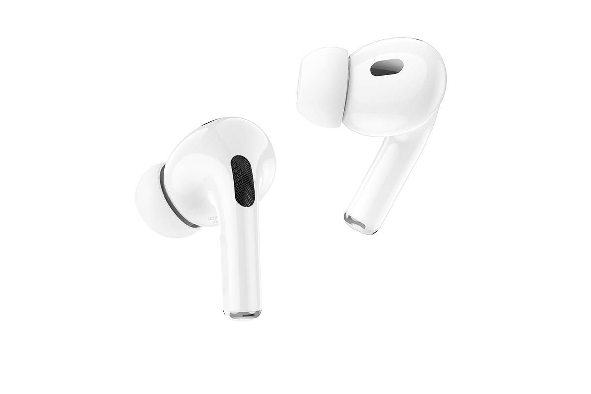 Наушники вакуумные беспроводные HOCO EW72 Soar true wireless ANC Noise Reduction touch screen BT headset (белый)