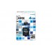 Карта памяти Mirex 4GB MicroSD (Сlass4) без адаптера (поврежденная упаковка)