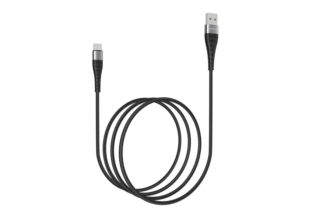 Кабель USB BOROFONE BX32 Type-C cable (черный) 1 метр