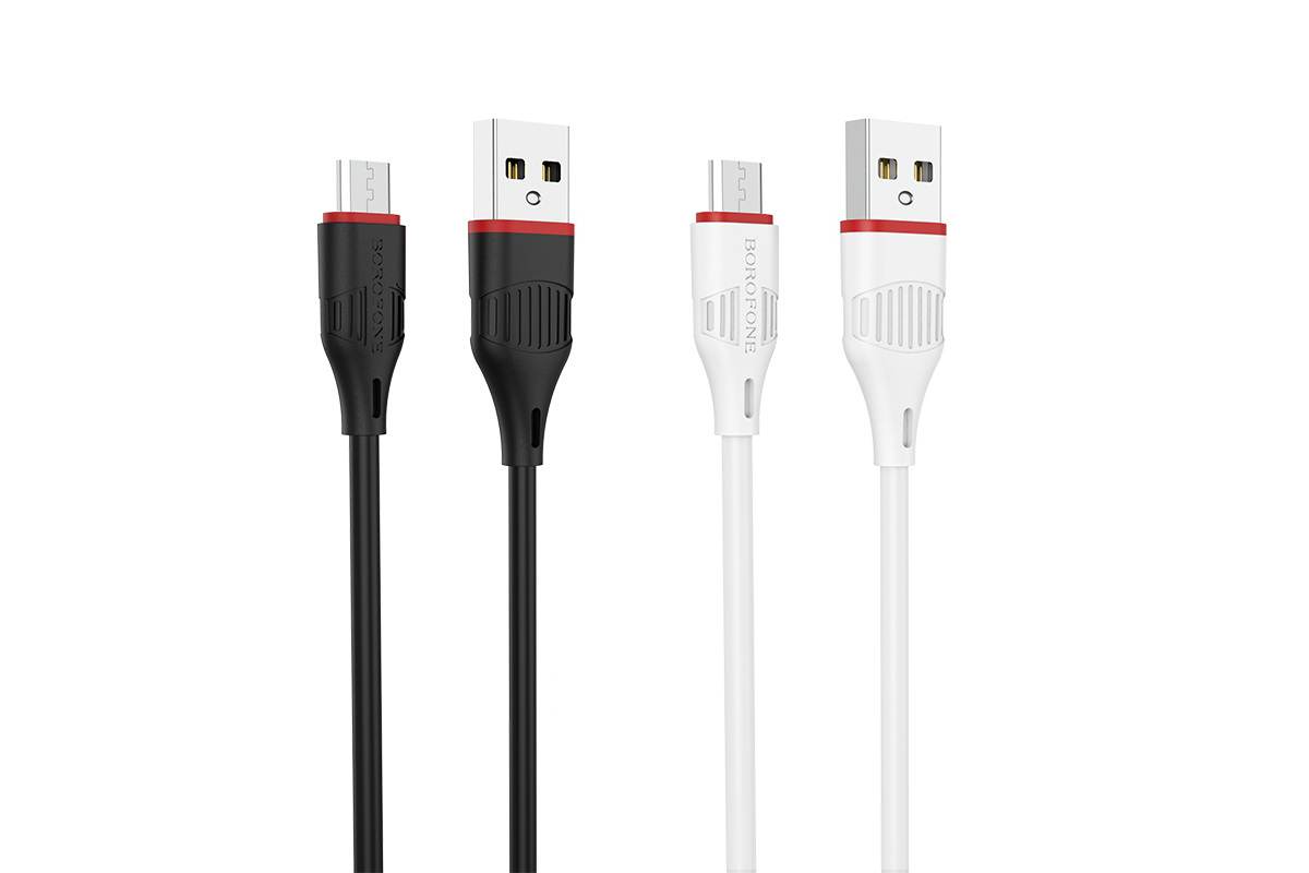 Кабель USB micro USB BOROFONE BX17 Enjoy charging cable (белый) 1 метр