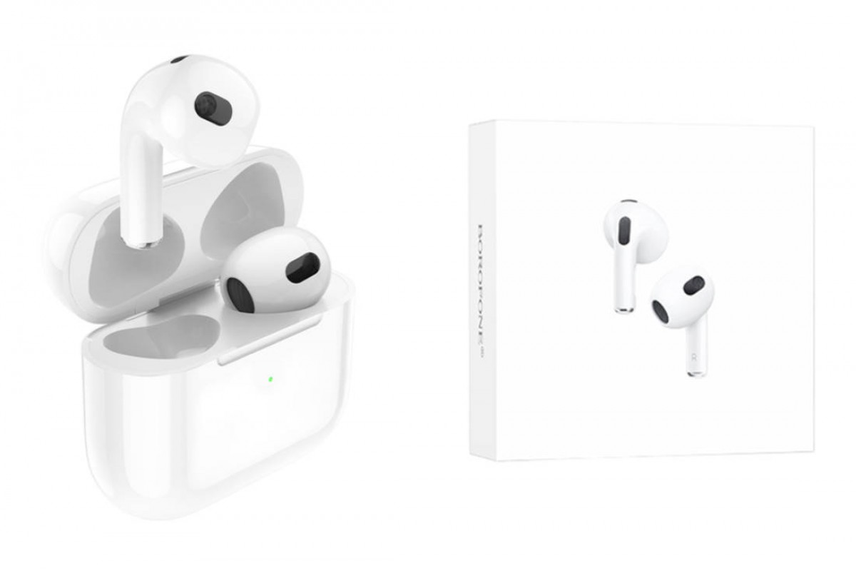 Наушники вакуумные беспроводные BOROFONE BW91 (белый)