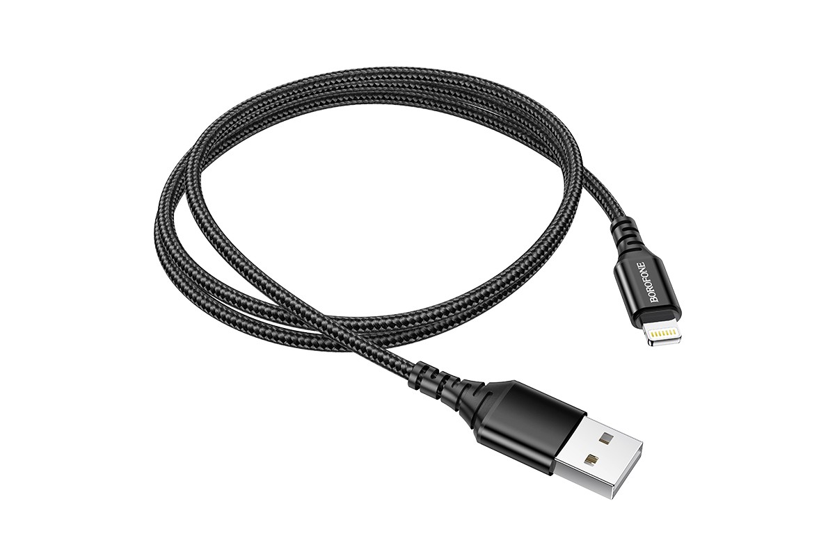 Кабель для iPhone BOROFONE BX54 charging data cable for Lightning 1м черный