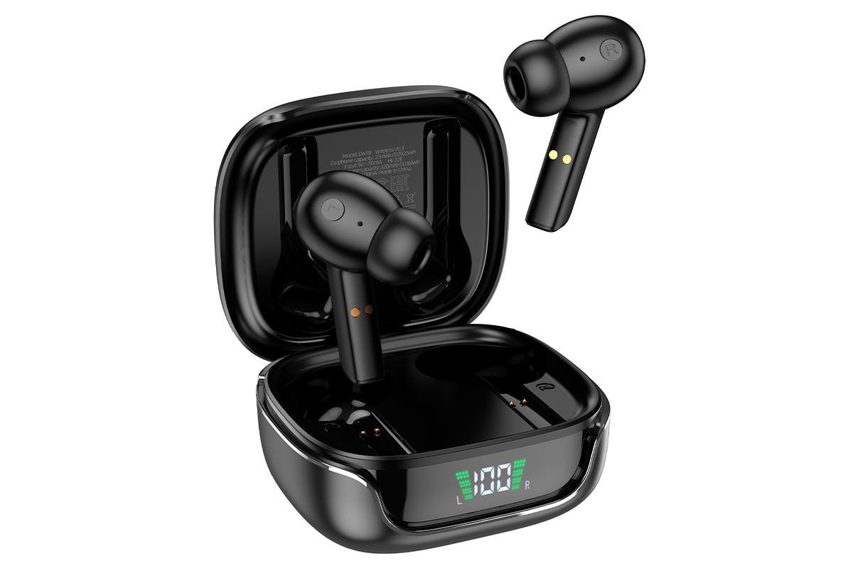 Беспроводные наушники EW18 True wireless stereo headset HOCO черные