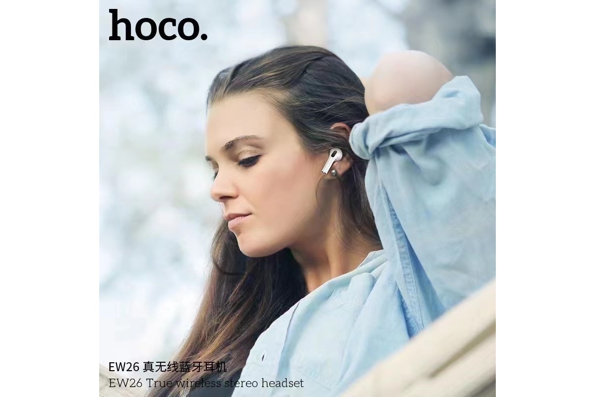 Беспроводные наушники EW26 True wireless stereo headset HOCO белые