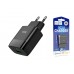 Сетевое зарядное устройство USB HOCO C72Q Glorious single port QC3.0 charger черный