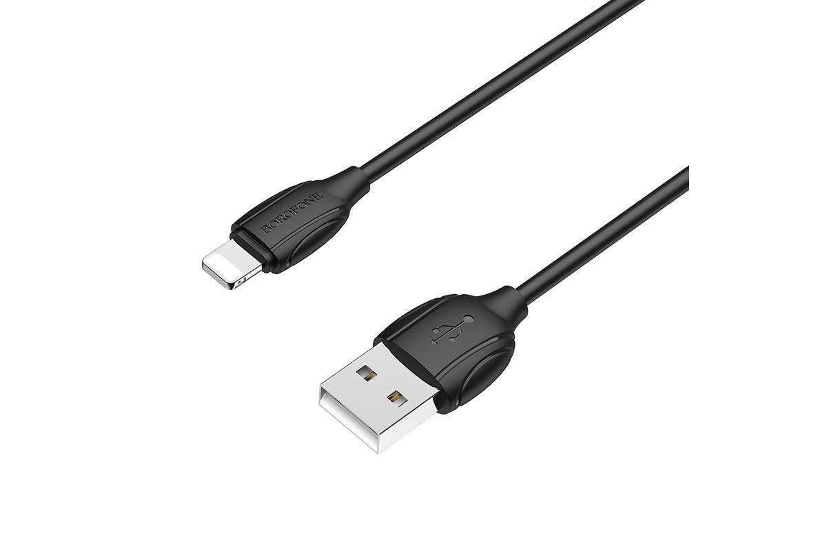 Кабель для iPhone BOROFONE BX19 Benefit charging data cable for Lightning 1м черный