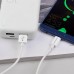 Кабель USB BOROFONE BX22 Blooml charging data cable for Type-C (белый) 1 метр
