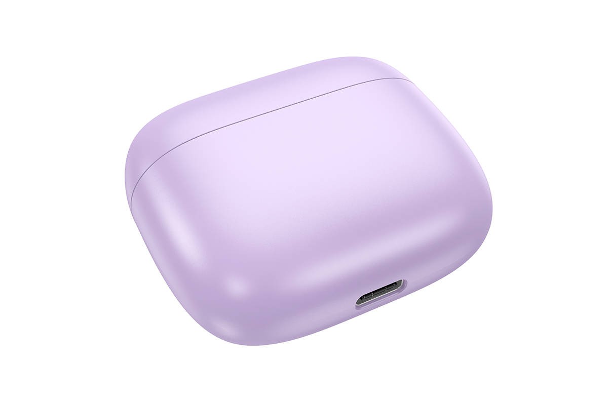 Наушники вакуумные беспроводные HOCO EQ2 Thought true wireless BT headset (фиолетовый)