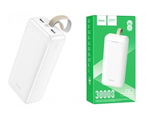 Универсальный дополнительный аккумулятор Power Bank HOCO J111B Smart (30000 mAh) (белый)