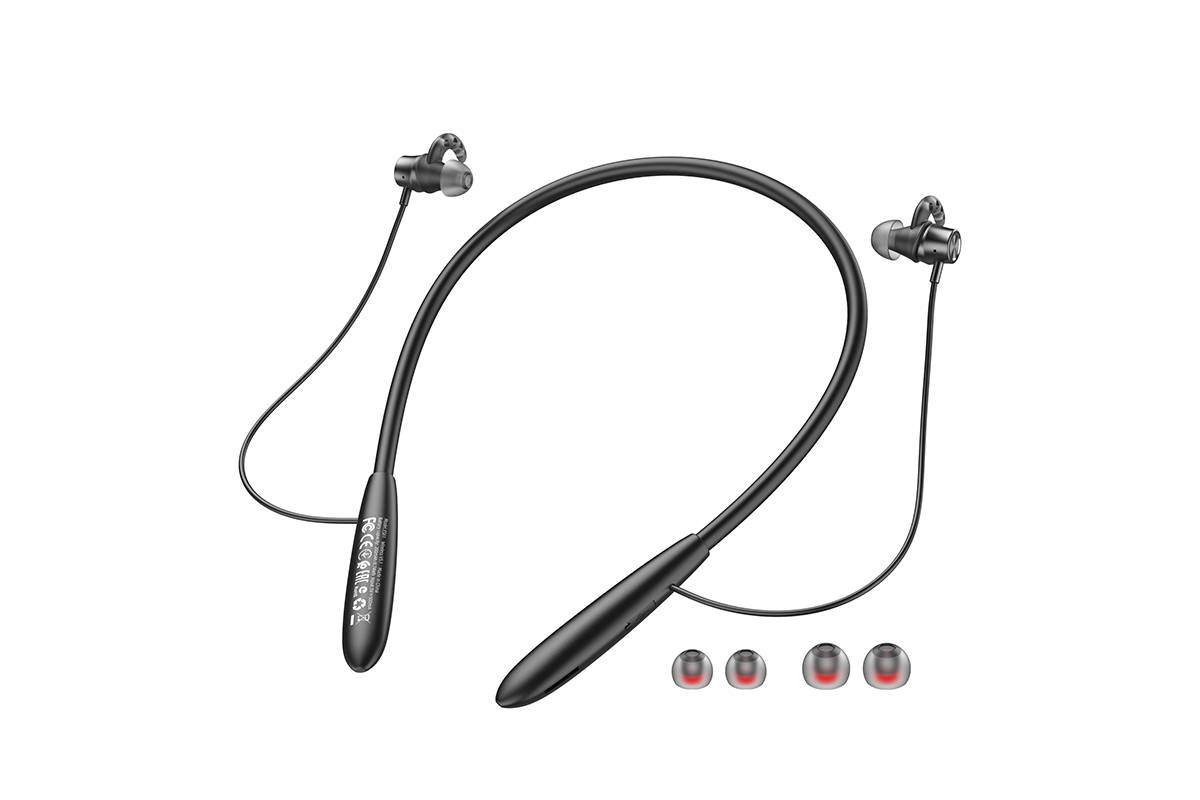 Наушники вакуумные беспроводные HOCO ES61 Manner, 200 мАч (красный)