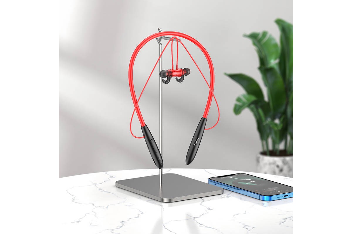 Наушники вакуумные беспроводные HOCO ES61 Manner, 200 мАч (красный)