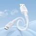Кабель USB - MicroUSB BOROFONE BX111 2,4A (белый) 1м