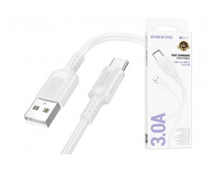 Кабель USB - USB Type-C BOROFONE BX111, (белый) 1м