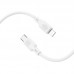 Кабель USB Type-C - Lightning BOROFONE BX113 Lenny PD (белый) 1м силиконовый