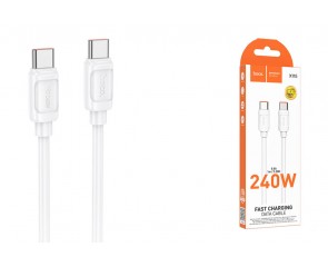 Кабель USB Type-C - USB Type-C HOCO X115 Surpass 240W белый