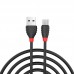 Кабель USB micro USB HOCO X27 Excellent charge charging data cable (черный) 1 метр