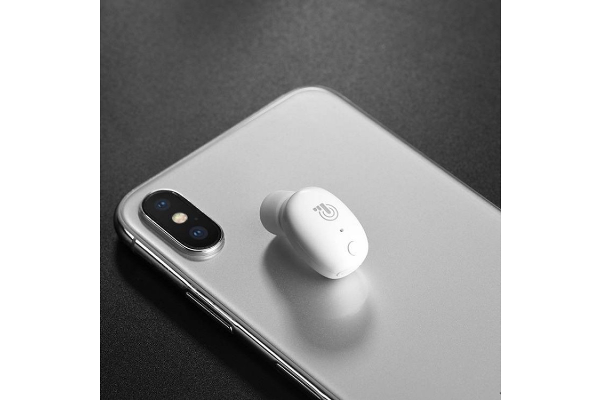 Bluetooth-гарнитура HOCO E24, Ingenious sound sensory mini , белая
