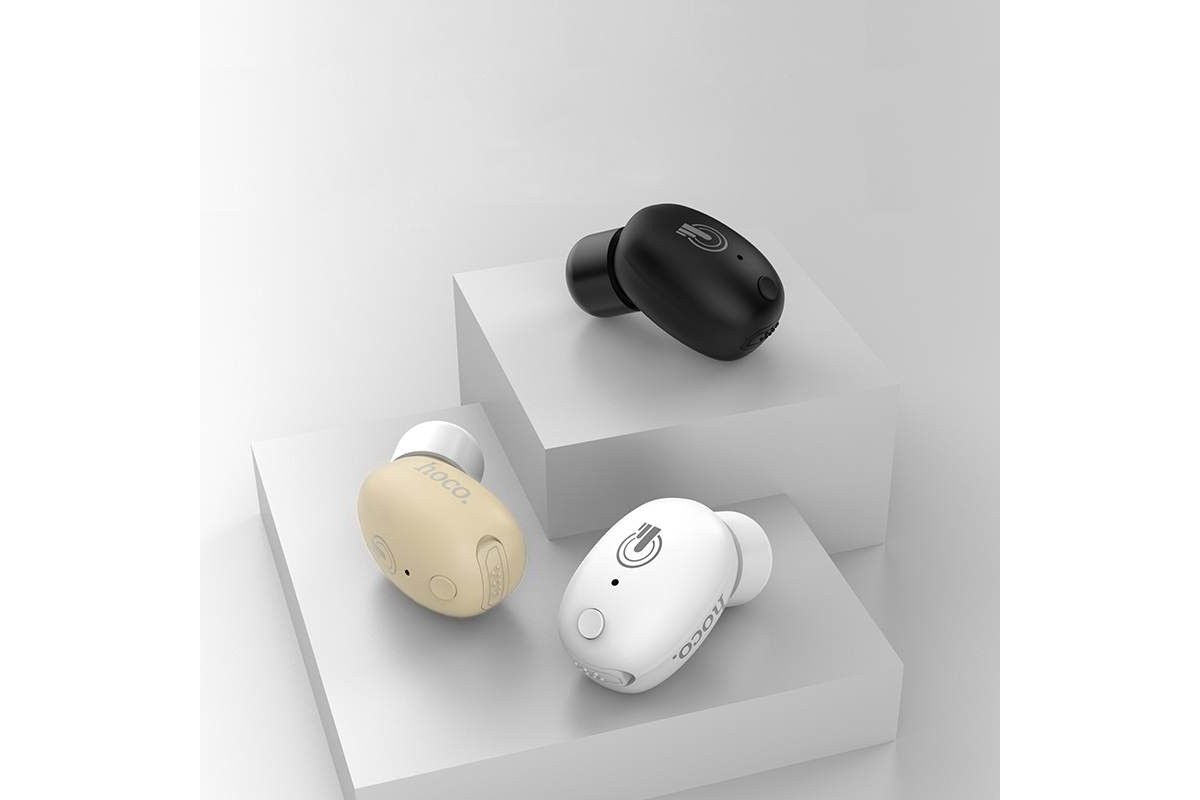 Bluetooth-гарнитура HOCO E24, Ingenious sound sensory mini , белая