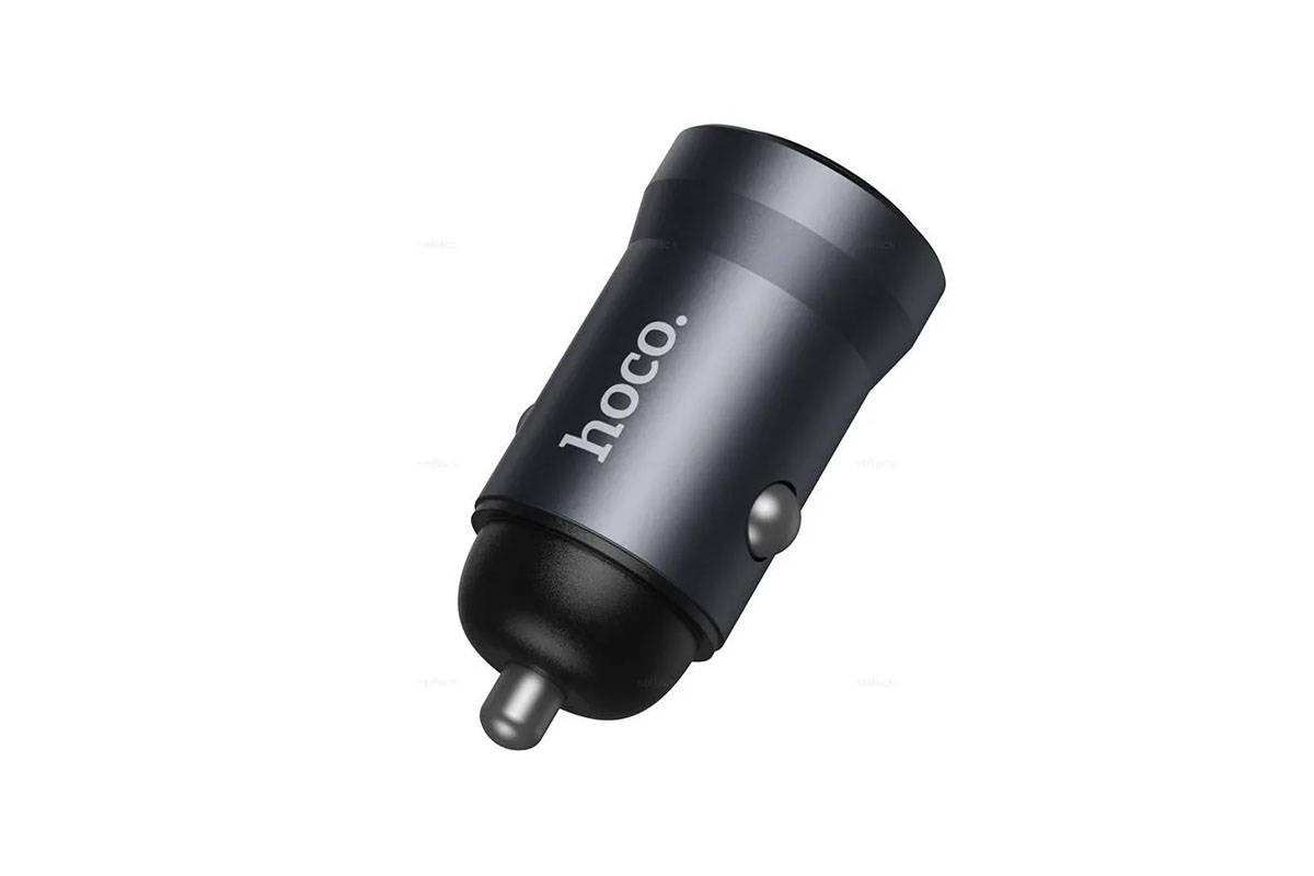 Автомобильное зарядное устройство АЗУ USB HOCO Z62A Energy PD30W (металлик)