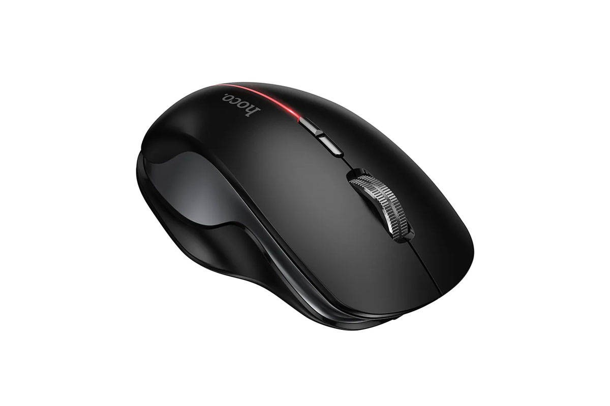 Мышь беспроводная HOCO GM40 Dixon RGB dual-mode (черная ночь) Мышь беспроводная HOCO GM40 Dixon RGB dual-mode (черная ночь)