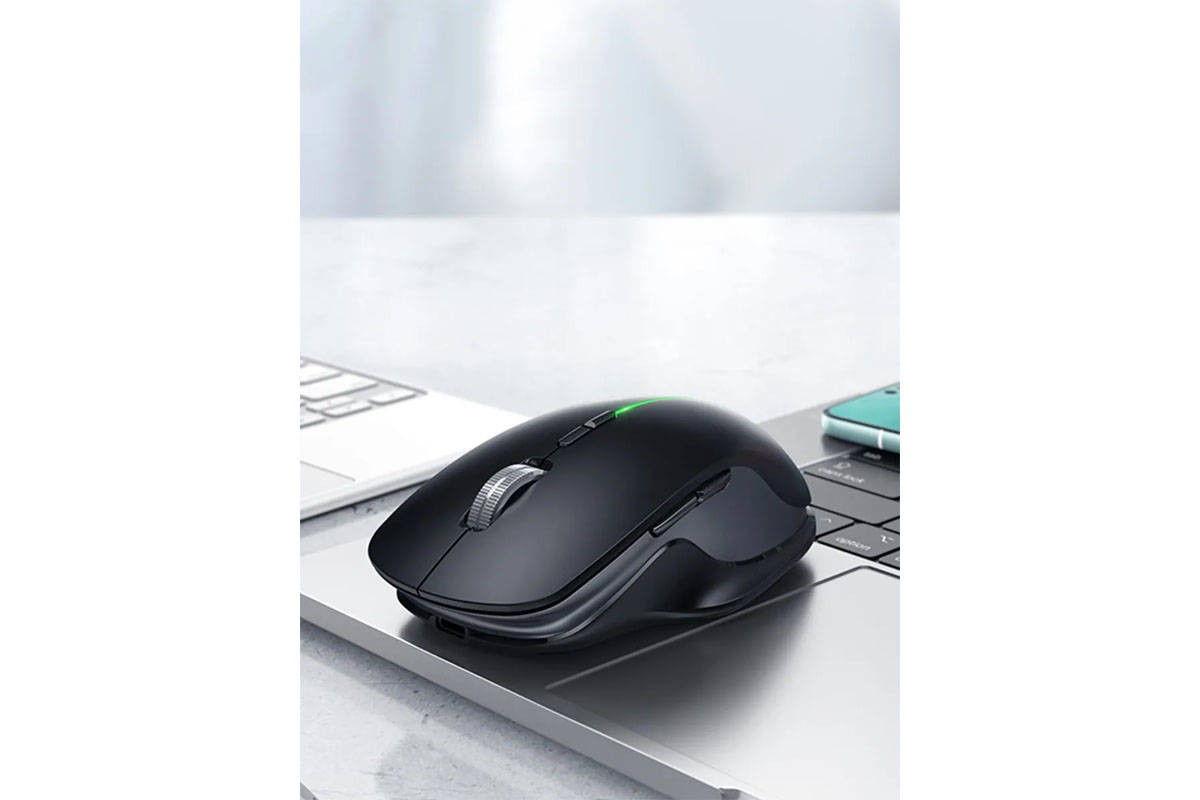 Мышь беспроводная HOCO GM40 Dixon RGB dual-mode (черная ночь) Мышь беспроводная HOCO GM40 Dixon RGB dual-mode (черная ночь)