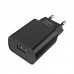 Сетевое зарядное устройство USB 2100mAh  BOROFONE BA20A  Sharp single port charger черный